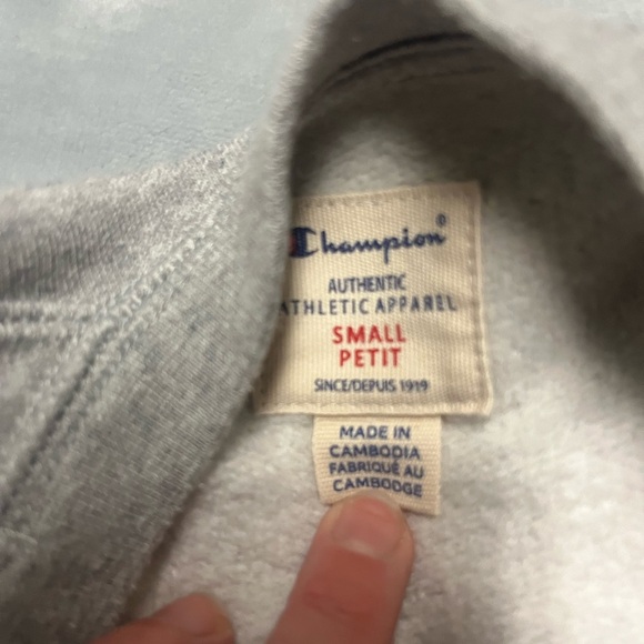 🌸Champion Gray Crew Neck Sweater - Picture 4 of 5